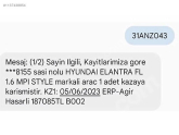 Oto Çıkma Parça / Hyundai / Accent / Motor / Hava Akışmetre / Çıkma Parça 