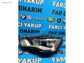 AUDİ A3 SOL ÖN FAR DÜZ 2013-2015 ÇIKMA ORİJİNAL TEMİZ