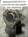 059903023S AUDİ A6 A7 Q7 3.0TDİ CRC CRT CDU 180AMP ŞARJ DİNAMOSU