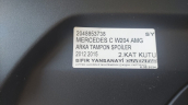 Oto Çıkma Parça / Mercedes / C Serisi / Tampon / Tampon Difüzör / Sıfır Parça 