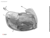 Citroen C3 Aircross Sol Stop YQ00767380 Sıfır Psa