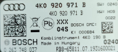 Oto Çıkma Parça / Audi / A6 / Göğüslük & Torpido / Gösterge Paneli / Çıkma Parça 