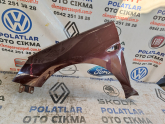 Opel Astra K ön sol çamurluk Orjinal göçük hasarlı bordo