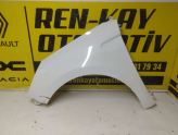 RENAULT CLİO 5 SOL ÖN ÇAMURLUK BEYAZ ORJ ÇIKMA RENKAY KOCAELİ