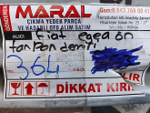 Oto Çıkma Parça / Fiat / Egea / Tampon / Tampon Demiri / Çıkma Parça 