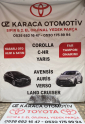 Oto Çıkma Parça / Toyota / Auris / Tampon / Tampon Izgarası / Çıkma Parça 