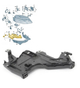8K0941454 FAR ALT TABLA BRAKETİ R A4 08-13.