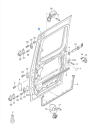 VW CADDY SOL ARKA KAPI 2K5843107-2K5843107A-2K0843107S 04-20