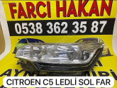 Cıtroen c5 ledli sol far orijinal çıkma