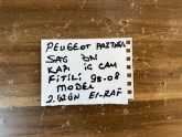 Oto Çıkma Parça / Peugeot / Partner / Kaporta & Karoser / Kapı Fitili / Çıkma Parça 