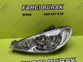 PEUGEOT 206 MAKYAJLI SOL FAR ORJİNAL 9628666880