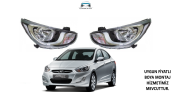 Oto Çıkma Parça / Hyundai / Accent / Far & Stop / Sağ Ön Far / Çıkma Parça 