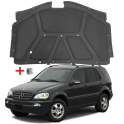 Mercedes ML W163 Kaput İzolasyonu Klipsli 1998-2005 1636800025