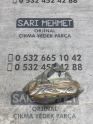 SIFIR ORJ FORD FİESTA BAGAJ YAZISI