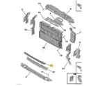 Peugeot 408 ön panel alt plastik 9838472780, 9843844780