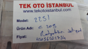 Oto Çıkma Parça / Mercedes / C Serisi / Radyatör / Radyatör Seti / Çıkma Parça 