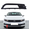 3G0854662 VW PASSAT 15-18 ÖN TAMPON SİS KAPAĞI SAĞ KROMSUZ