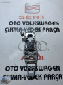 VW CADDY İÇ KAPI KOLU İÇ BRAKETİ MEKANİZMASI VOLKSWAGEN ORJİNAL
