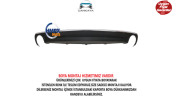 AUDİ A6 ARKA TAMPON SPOİLERİ ALT KISMI SIFIR 2012/2015 ARASI