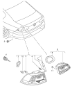 Oto Çıkma Parça / Volkswagen / Passat / Far & Stop / Sağ Arka Stop / Sıfır Parça 