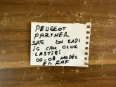 Oto Çıkma Parça / Peugeot / Partner / Kaporta & Karoser / Kapı Fitili / Çıkma Parça 