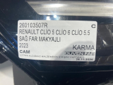 Oto Çıkma Parça / Renault / Clio / Far & Stop / Sağ Ön Far / Çıkma Parça 