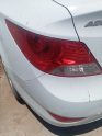 Hyundai Accent blue stop