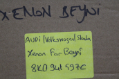 Oto Çıkma Parça / Audi / A4 / Far & Stop / Far Beyni / Sıfır Parça 