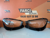 MERCEDES E SERİSİ W213 TAKIM FAR CAMI SIFIR 21- YENİ KASA LOGOLU