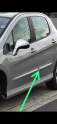 Peugeot 308 sol arka kapı çıtası