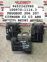 9652342980 100970-1114.3  PEUGEOT 206 207 CİTROEN C2 C3 ABS BEYNİ