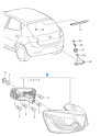 Oto Çıkma Parça / Seat / Ibiza / Far & Stop / Sol Arka Stop / Sıfır Parça 