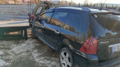 Peugeot 307 sol ön kapı siyah