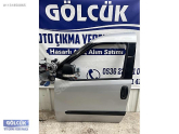 Fiat Doblo 3 - 4 Sol Ön Kapı Gri