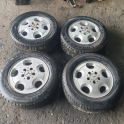 MERCEDES VİTO 2002 W638  ÇIKMA ORİJİNAL ÇELİK JANT LASTİK TAKIMI