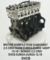Hyundai H100 kamyonet sıfır sandık motor