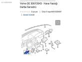 Oto Çıkma Parça / Volvo / S40 / Airbag / Darbe Sensörü / Çıkma Parça 