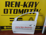 806758481R RENAULT MEGANE 4 SOL ÖN KAPI BEYAZ ORJ ÇIKMA RENKAY