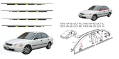 ÇITA CAM SIYIRICI FİTİL ARKA SAĞ DIŞ HONDA CIVIC 96-01 72910-S04-