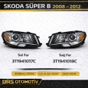 SKODA SÜPER B 2008 2012 SAĞ SOL FAR 3T1941017C 3T1941018C