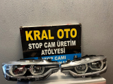 KRAL OTO - BMW 3 Serisi 2015-2018 F30 LCI Sağ Sol Far