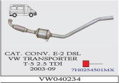 Oto Çıkma Parça / Volkswagen / Transporter / Egzoz / Katalitik Konvertör / Çıkma Parça 