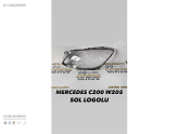 MERCEDES C200 W205 LOGOLU SOL FAR CAMI