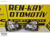 RENAULT CLİO 2 SAĞ SOL FAR GRİ 2002-08 SIFIR RENKAY OTO KOCAELİ