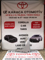 2013-2018 TOYOTA AURIS ÇIKMA ORJINAL SOL ÖN ÇAMURLUK