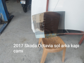 Skoda Octavia çıkma arka sol kapı camı