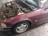 BMW E36 KASA SOL ÖN ÇAMURLUK ÇIKMA