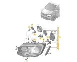 Oto Çıkma Parça / Volkswagen / Transporter / Far & Stop / Sol Ön Far / Sıfır Parça 