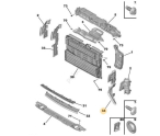 Peugeot 408 ön panel hava yönlendirici sol orijinal 9843844580