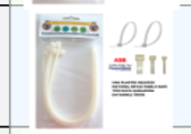 NATUREL PLASTİK KELEPÇE BEYAZ KABLO BAĞI 8MMX370MM 10 ADET USA